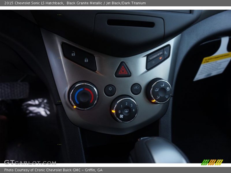 Black Granite Metallic / Jet Black/Dark Titanium 2015 Chevrolet Sonic LS Hatchback