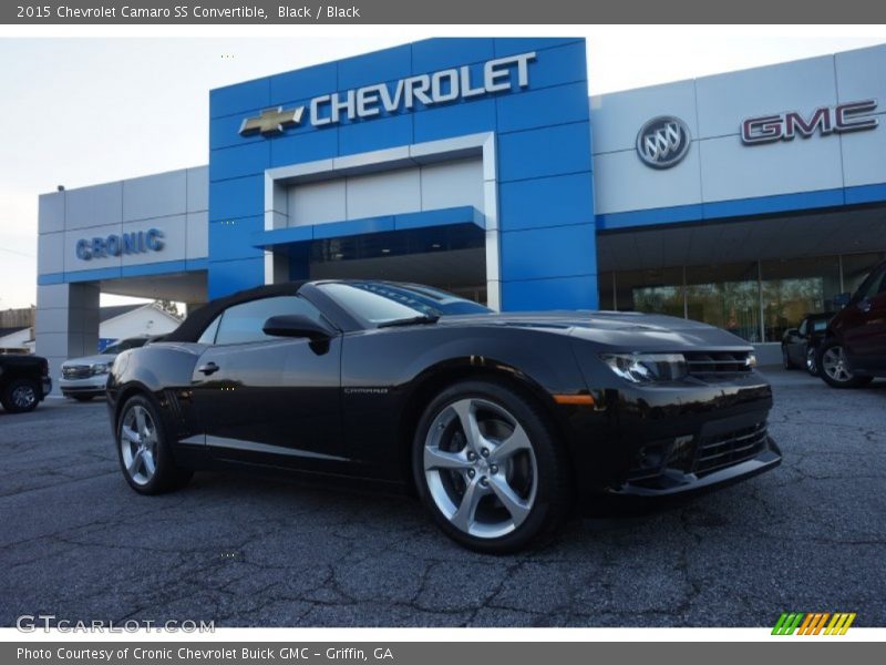 Black / Black 2015 Chevrolet Camaro SS Convertible