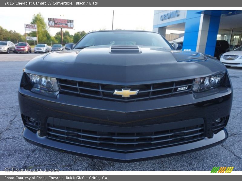 Black / Black 2015 Chevrolet Camaro SS Convertible