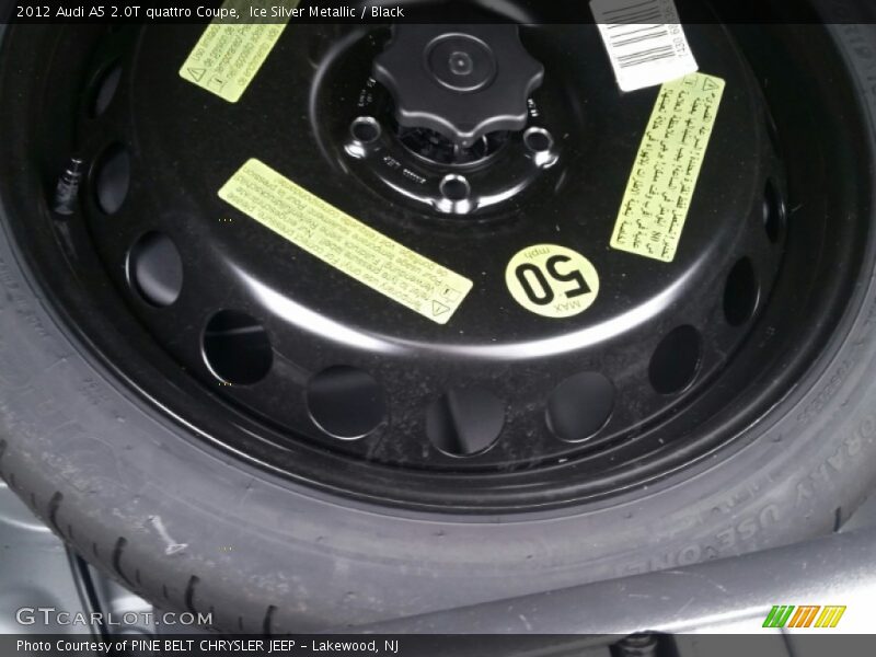 Ice Silver Metallic / Black 2012 Audi A5 2.0T quattro Coupe