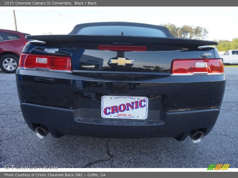 Black / Black 2015 Chevrolet Camaro SS Convertible