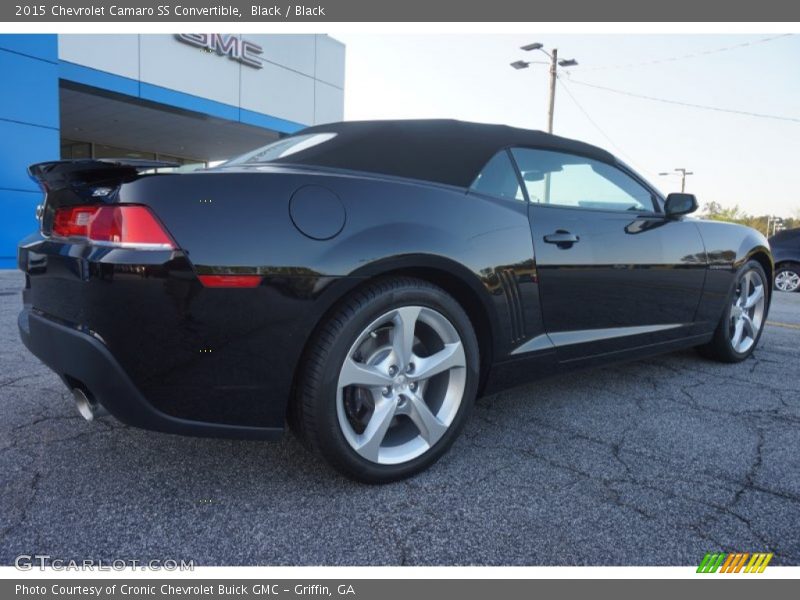Black / Black 2015 Chevrolet Camaro SS Convertible