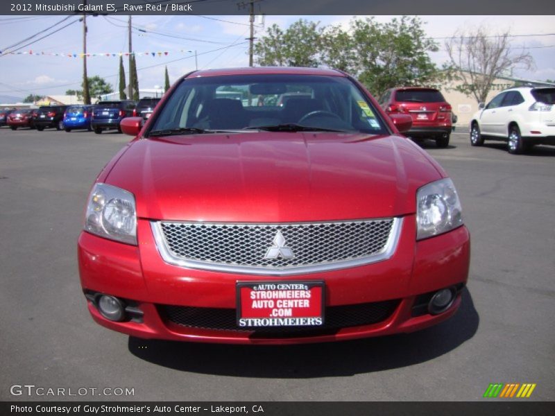 Rave Red / Black 2012 Mitsubishi Galant ES