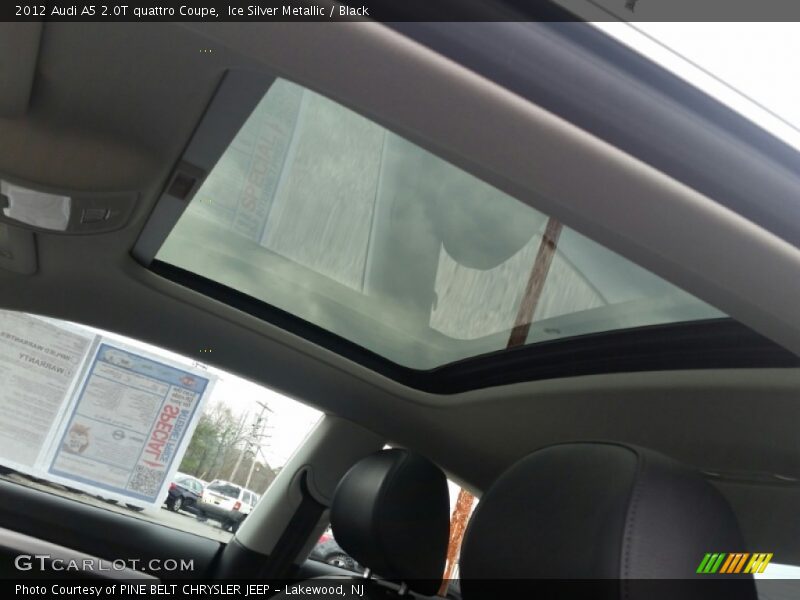 Ice Silver Metallic / Black 2012 Audi A5 2.0T quattro Coupe