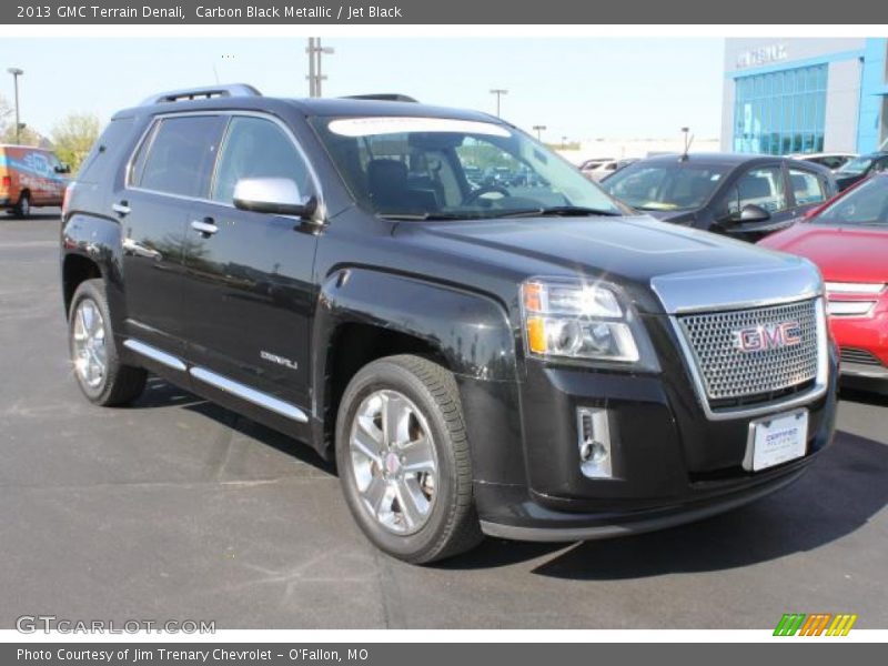 Carbon Black Metallic / Jet Black 2013 GMC Terrain Denali