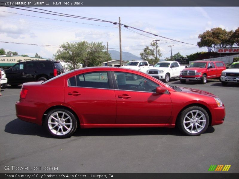 Rave Red / Black 2012 Mitsubishi Galant ES