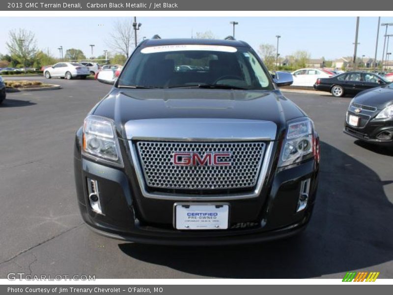 Carbon Black Metallic / Jet Black 2013 GMC Terrain Denali