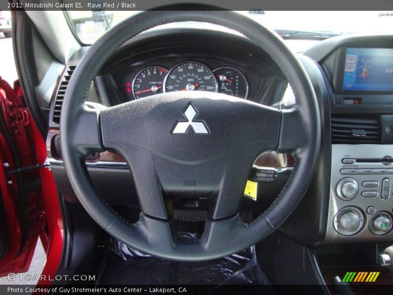 Rave Red / Black 2012 Mitsubishi Galant ES