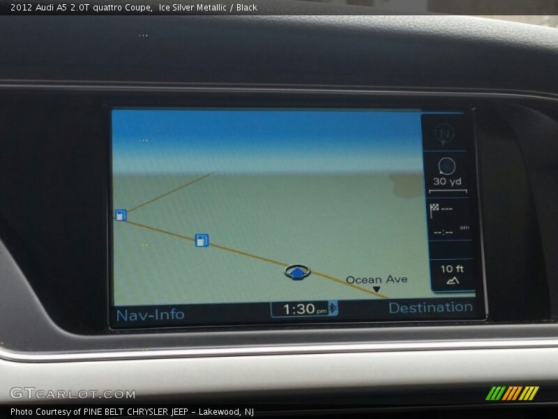 Ice Silver Metallic / Black 2012 Audi A5 2.0T quattro Coupe