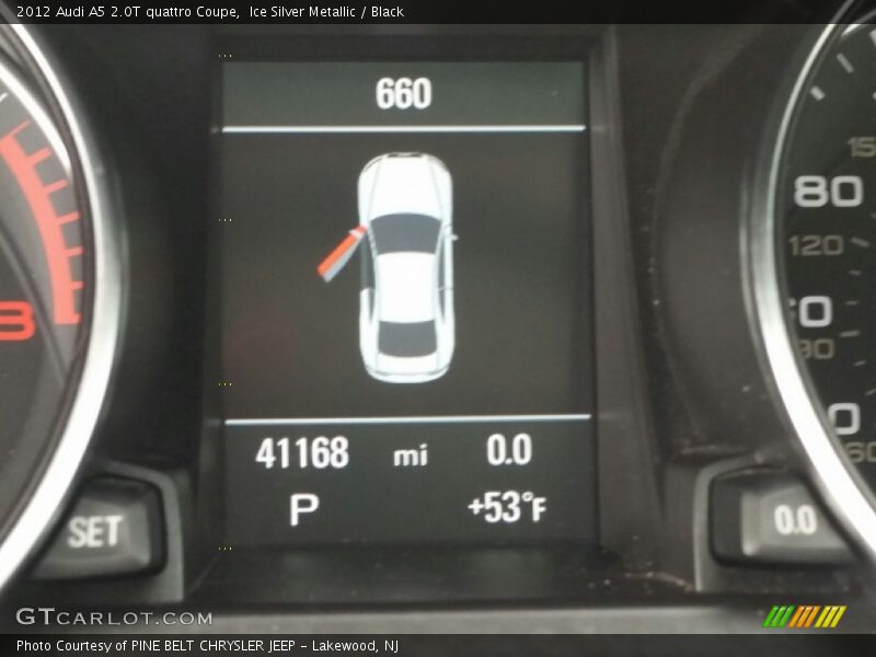 Ice Silver Metallic / Black 2012 Audi A5 2.0T quattro Coupe