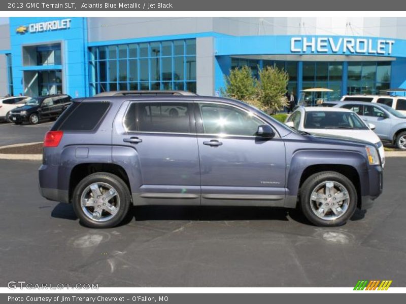 Atlantis Blue Metallic / Jet Black 2013 GMC Terrain SLT