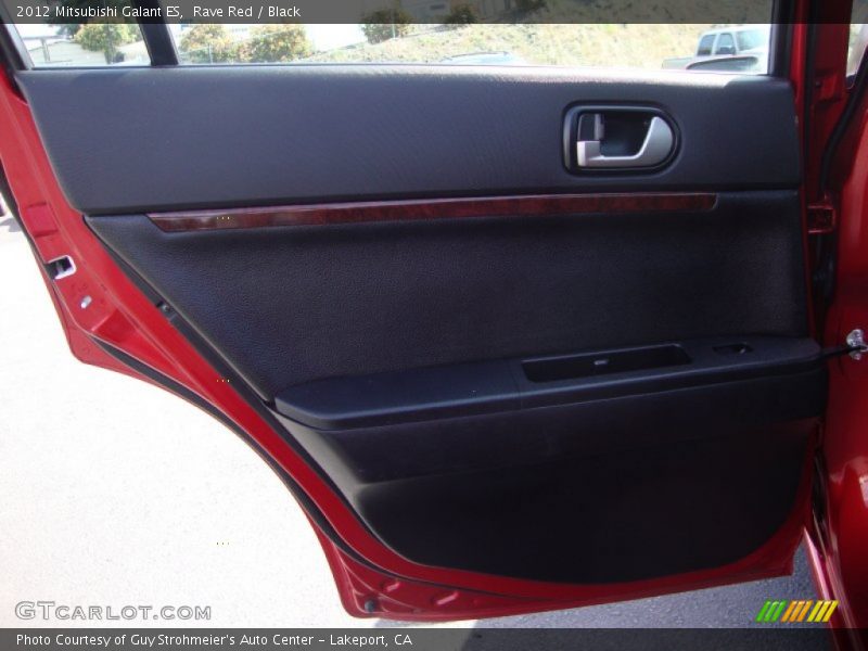 Rave Red / Black 2012 Mitsubishi Galant ES