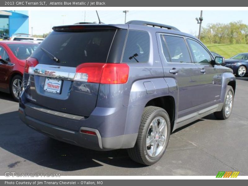 Atlantis Blue Metallic / Jet Black 2013 GMC Terrain SLT