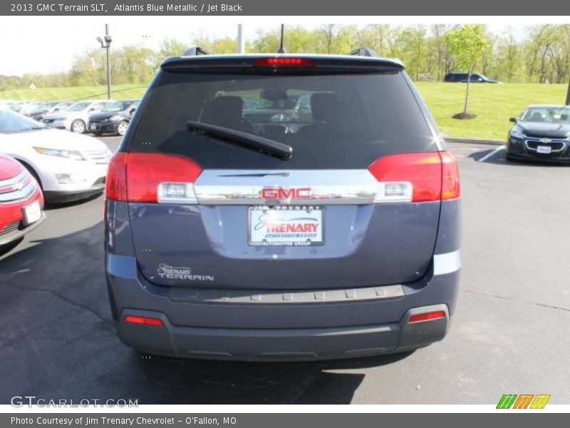 Atlantis Blue Metallic / Jet Black 2013 GMC Terrain SLT