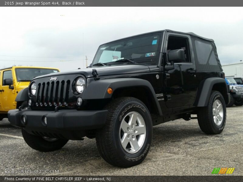 Black / Black 2015 Jeep Wrangler Sport 4x4