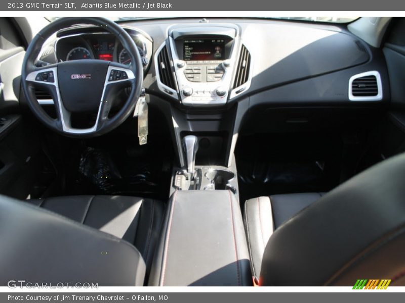 Atlantis Blue Metallic / Jet Black 2013 GMC Terrain SLT
