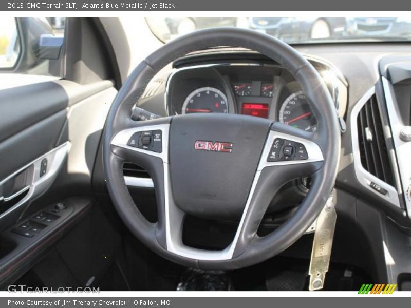 Atlantis Blue Metallic / Jet Black 2013 GMC Terrain SLT