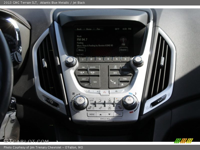 Atlantis Blue Metallic / Jet Black 2013 GMC Terrain SLT