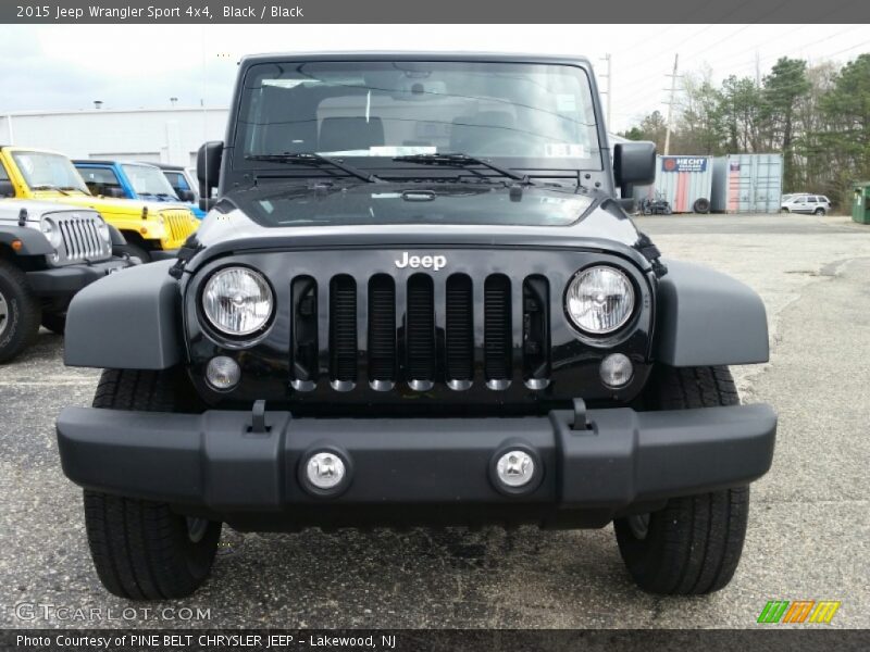 Black / Black 2015 Jeep Wrangler Sport 4x4