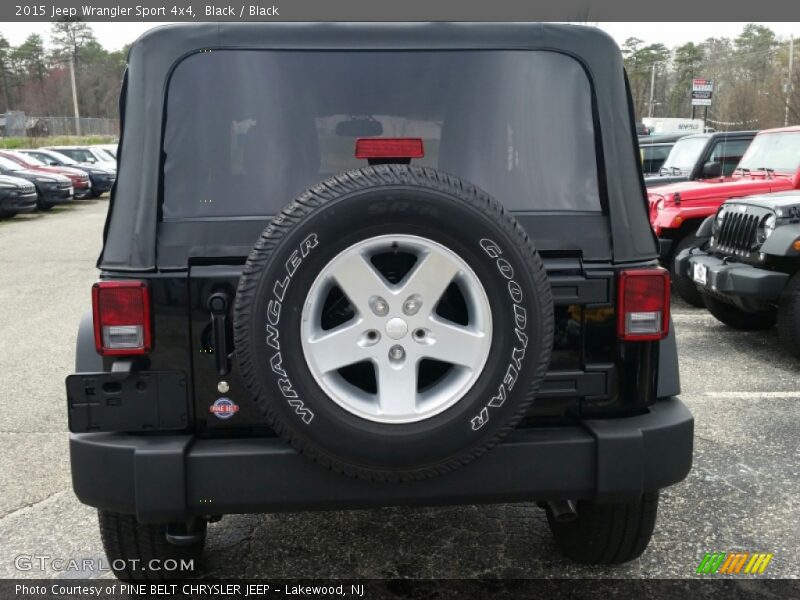 Black / Black 2015 Jeep Wrangler Sport 4x4