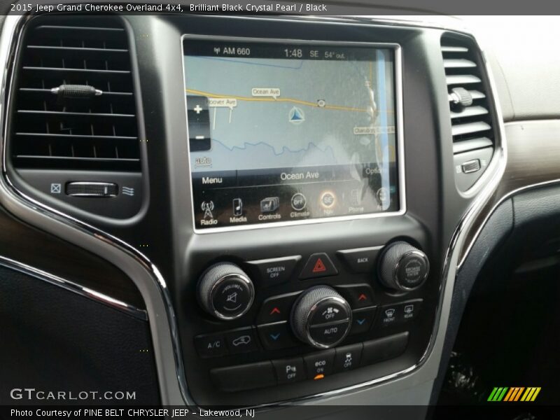 Brilliant Black Crystal Pearl / Black 2015 Jeep Grand Cherokee Overland 4x4