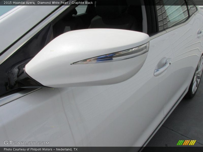 Diamond White Pearl / Graphite Black 2015 Hyundai Azera