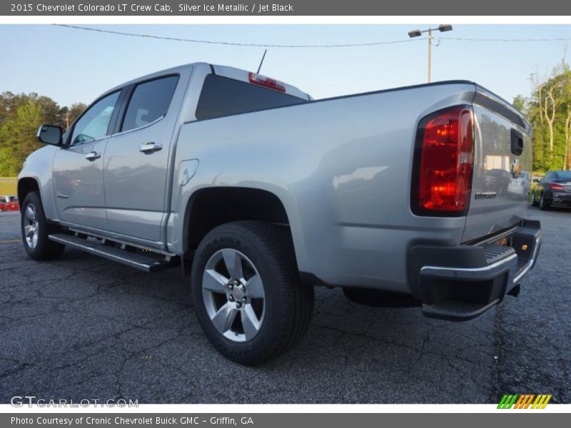 Silver Ice Metallic / Jet Black 2015 Chevrolet Colorado LT Crew Cab