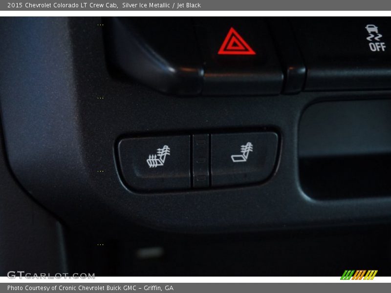 Silver Ice Metallic / Jet Black 2015 Chevrolet Colorado LT Crew Cab