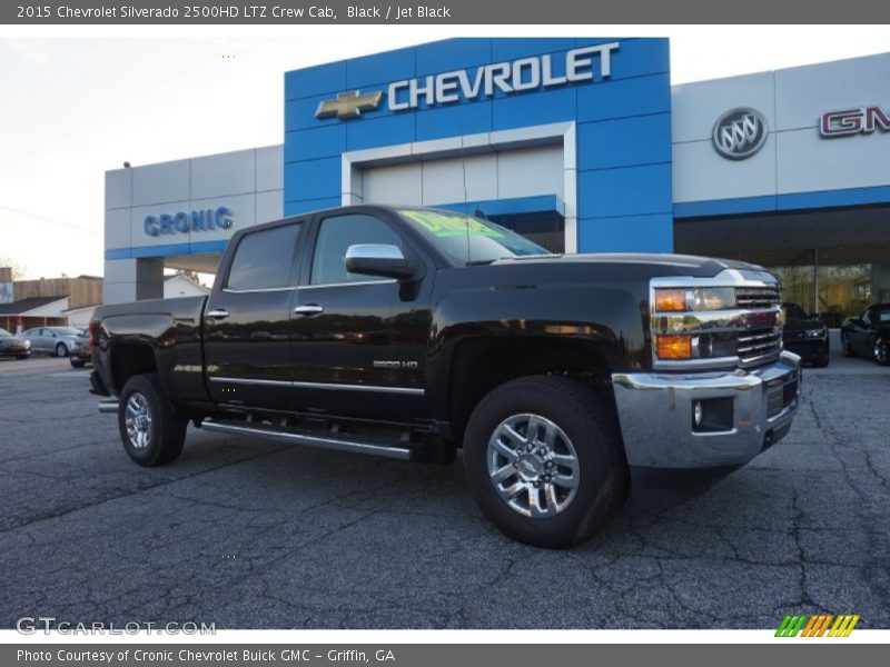 Black / Jet Black 2015 Chevrolet Silverado 2500HD LTZ Crew Cab