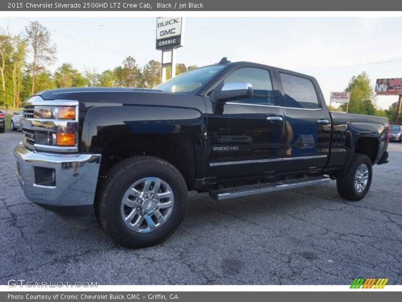 Black / Jet Black 2015 Chevrolet Silverado 2500HD LTZ Crew Cab