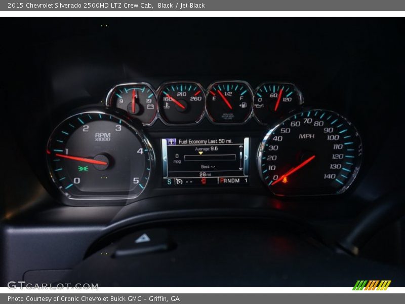 Black / Jet Black 2015 Chevrolet Silverado 2500HD LTZ Crew Cab