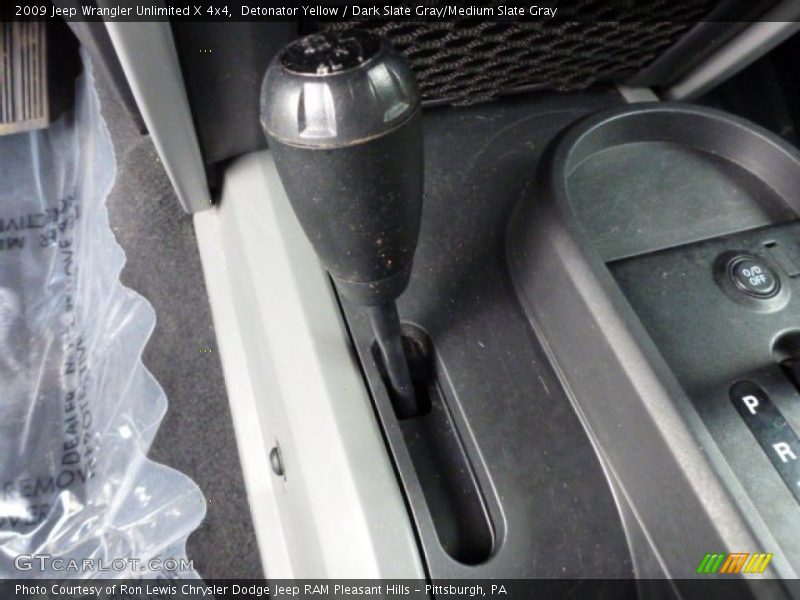 Detonator Yellow / Dark Slate Gray/Medium Slate Gray 2009 Jeep Wrangler Unlimited X 4x4
