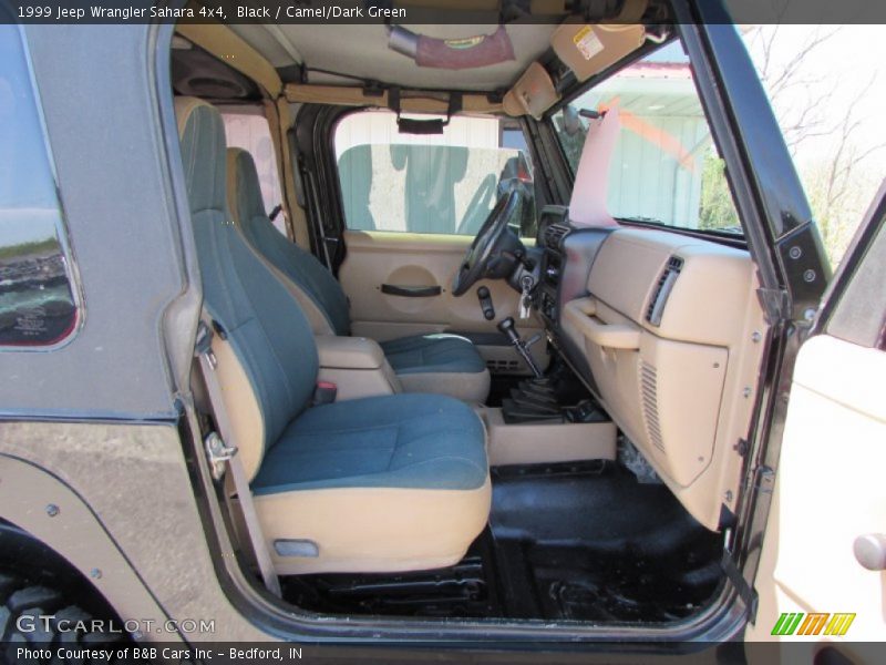 Black / Camel/Dark Green 1999 Jeep Wrangler Sahara 4x4