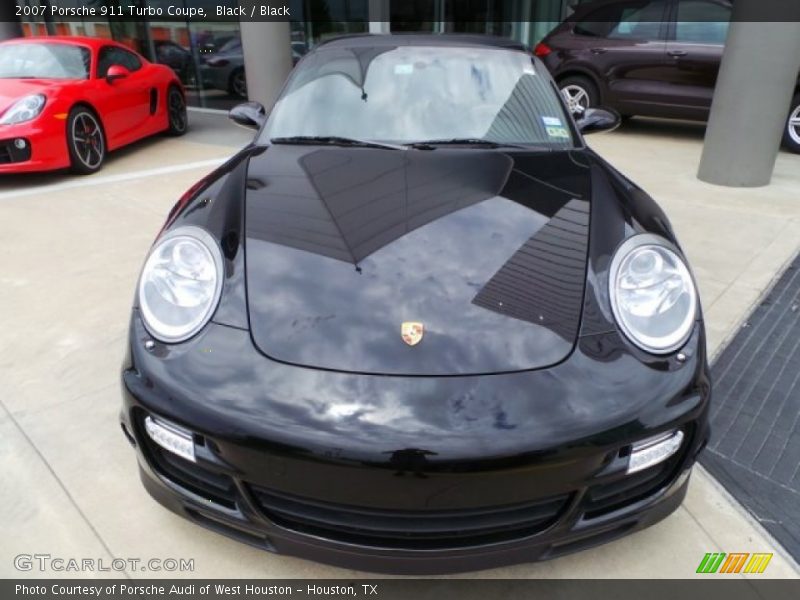 Black / Black 2007 Porsche 911 Turbo Coupe