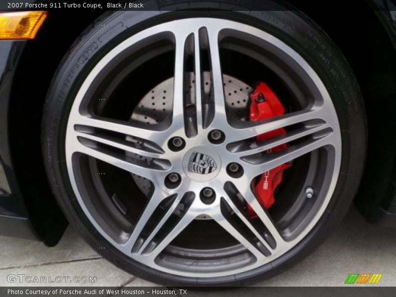 Black / Black 2007 Porsche 911 Turbo Coupe