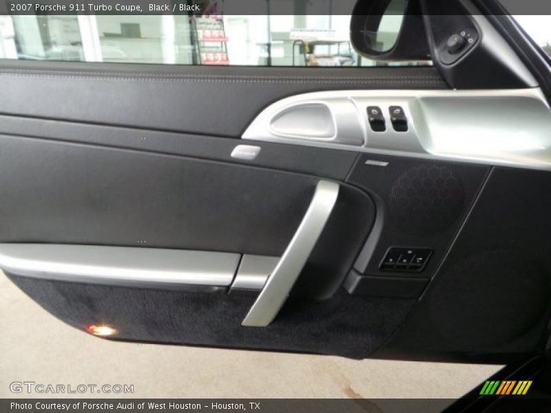 Black / Black 2007 Porsche 911 Turbo Coupe