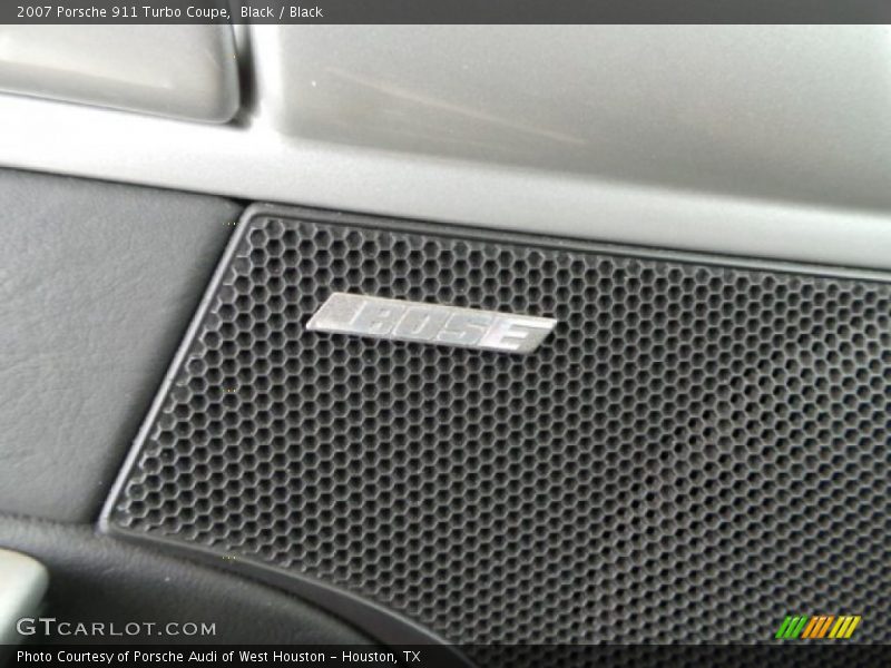 Black / Black 2007 Porsche 911 Turbo Coupe