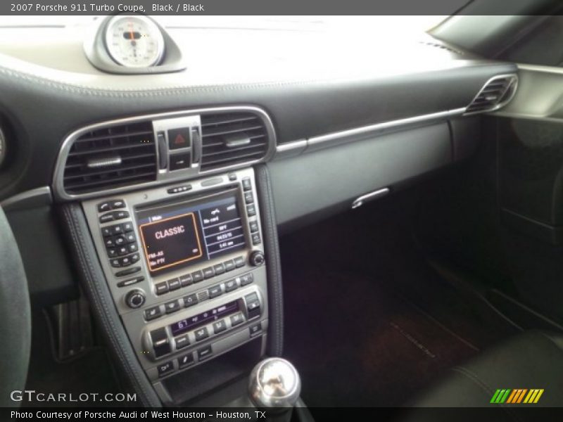 Black / Black 2007 Porsche 911 Turbo Coupe