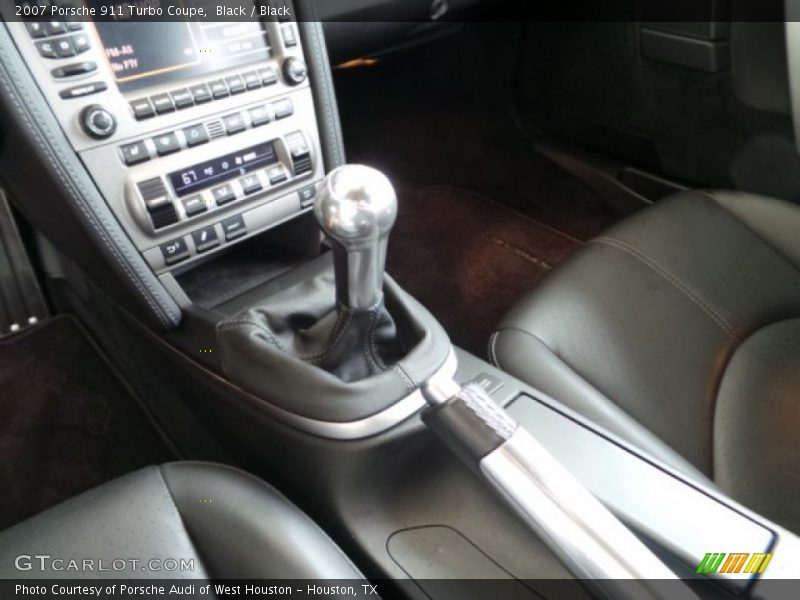 Black / Black 2007 Porsche 911 Turbo Coupe