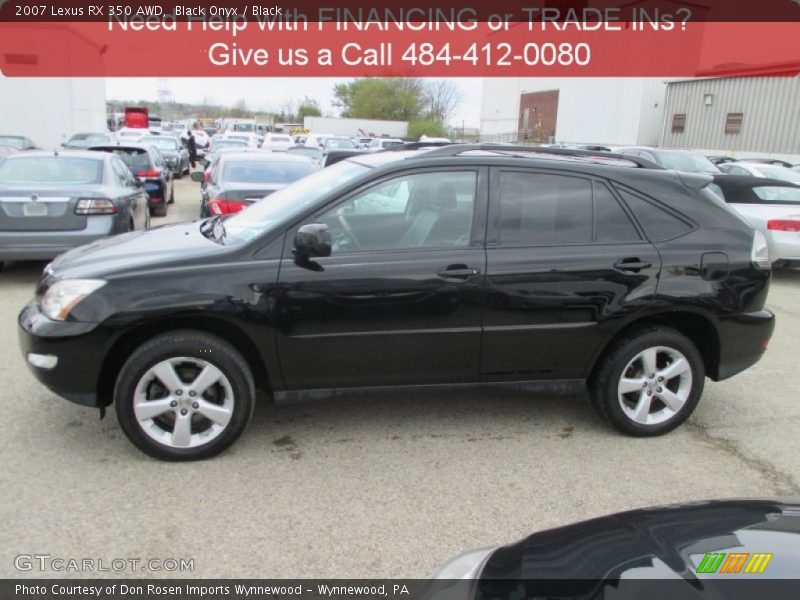 Black Onyx / Black 2007 Lexus RX 350 AWD
