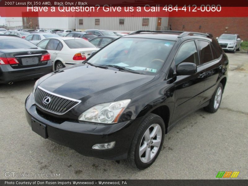Black Onyx / Black 2007 Lexus RX 350 AWD