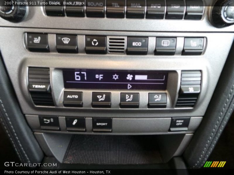 Black / Black 2007 Porsche 911 Turbo Coupe