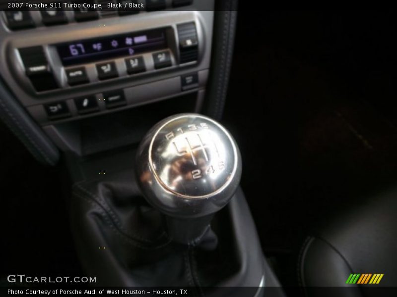 Black / Black 2007 Porsche 911 Turbo Coupe