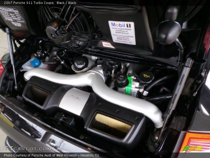 Black / Black 2007 Porsche 911 Turbo Coupe