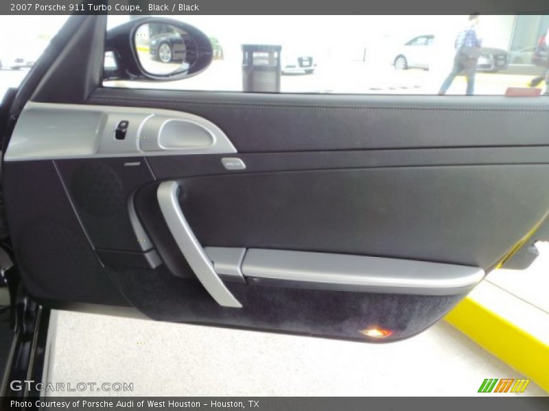 Black / Black 2007 Porsche 911 Turbo Coupe
