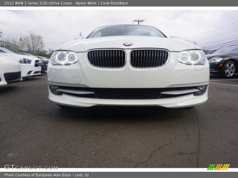 Alpine White / Coral Red/Black 2012 BMW 3 Series 328i xDrive Coupe