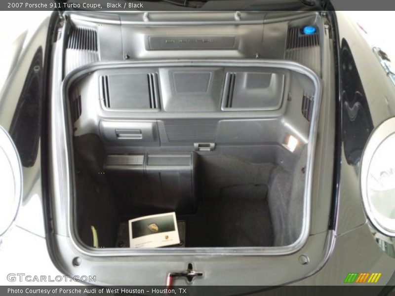 Black / Black 2007 Porsche 911 Turbo Coupe