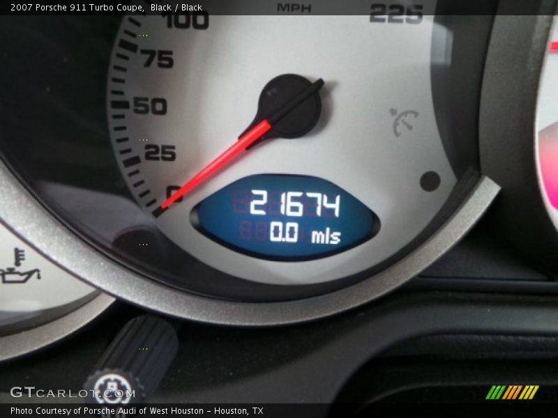 Black / Black 2007 Porsche 911 Turbo Coupe