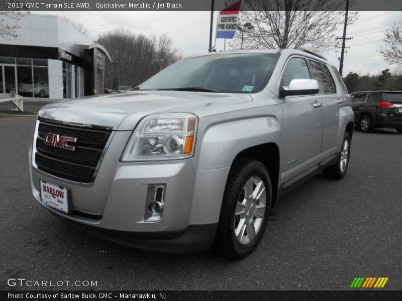 Quicksilver Metallic / Jet Black 2013 GMC Terrain SLE AWD