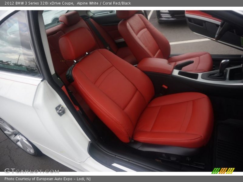 Alpine White / Coral Red/Black 2012 BMW 3 Series 328i xDrive Coupe